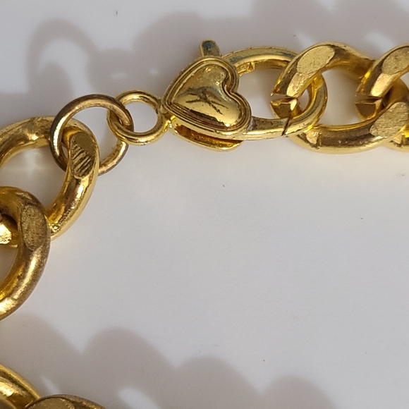 Leopard cheetah chunky chain necklace Rhinestones gold black enamel Rhianna - Picture 8 of 12